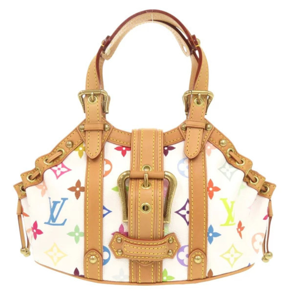 Louis Vuitton Theda Monogram Multicolor Blanc White Handbag LV